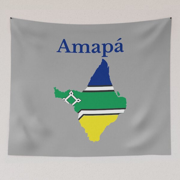 Item preview, Amapa State Map Flag, Brazil designed and sold by marosharaf.