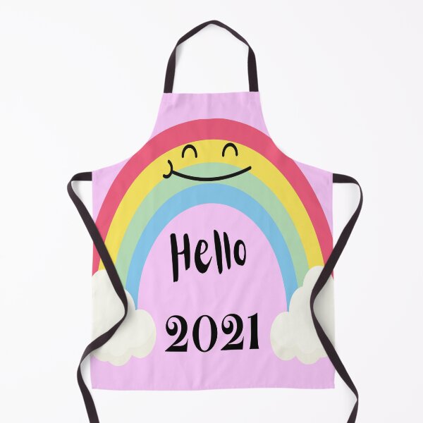 Item preview, Hello New year 2021,Rainbow, Clouds designed and sold by alaasobhi.