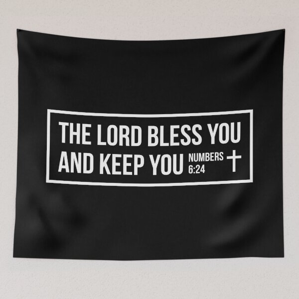 Item preview, The Lord Bless You And Keep You Bible Verse designed and sold by BunnyPrinceDegn.