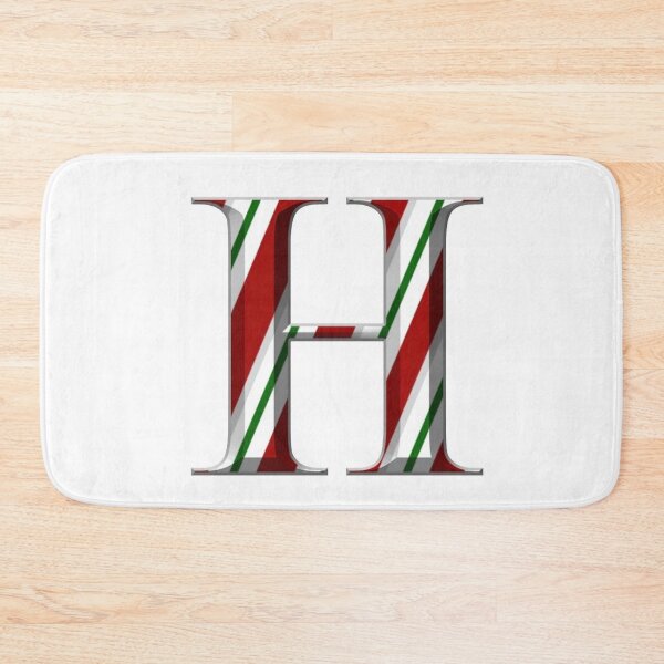 Item preview,    Christmas Monogram Letter H designed and sold by loveoceanair.