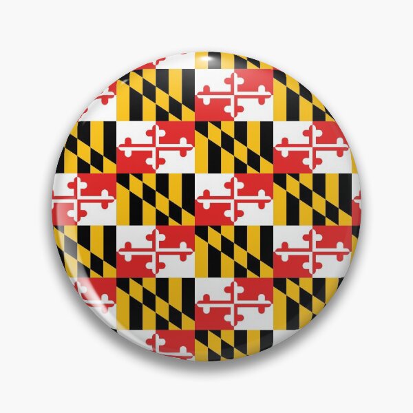 Item preview, Maryland State Flag Banner Baltimore Hon Repeating Pattern designed and sold by Draculaura2009.