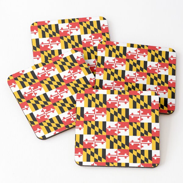 Item preview, Maryland State Flag Banner Baltimore Hon Repeating Pattern designed and sold by Draculaura2009.