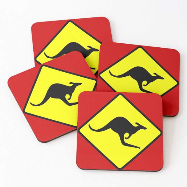 Item preview, Danger Road Sign Kangaroo Socks designed and sold by deanworld.