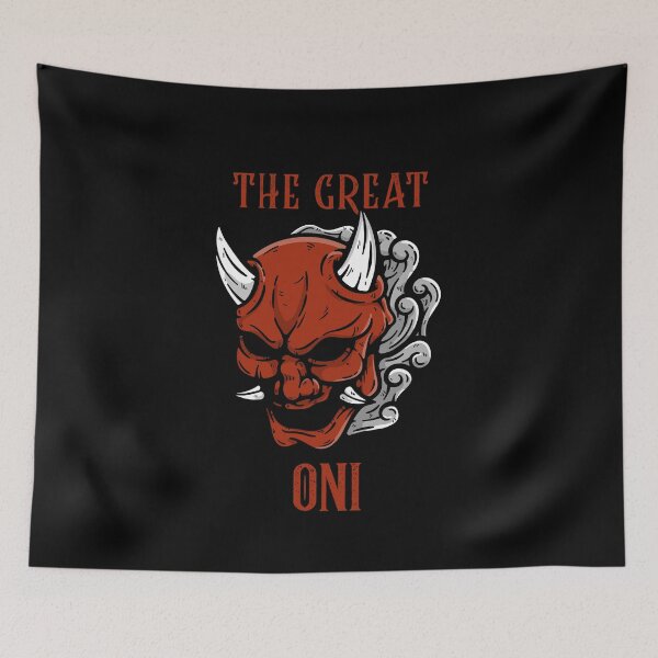 Item preview, Red Oni - Japanese Icons designed and sold by ManiaTeec.