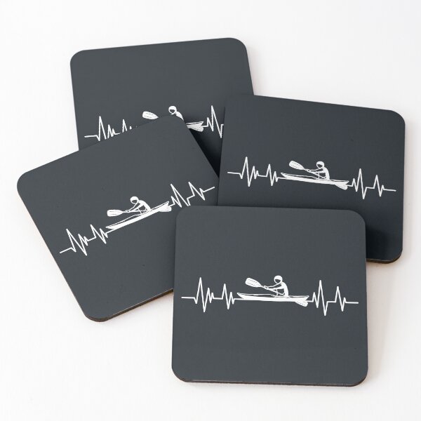 Item preview,  Kayak Quote Kayaker heartbeat Kayak lover designed and sold by ELmezz.