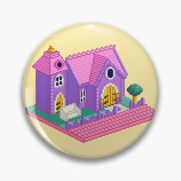 Item preview, Retro Toys Pastel Pink Purple 80s Pixel Art designed and sold by JessicaAmber.