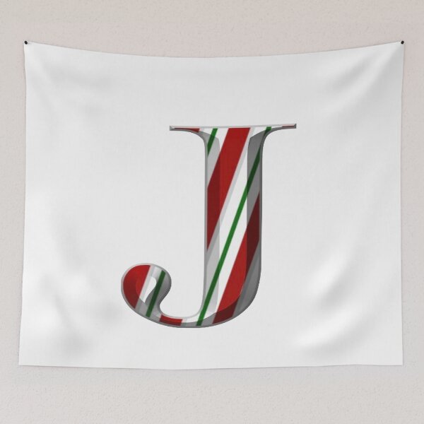 Artikelvorschau, Weihnachtsmonogramm Buchstabe J. entworfen und verkauft von loveoceanair.