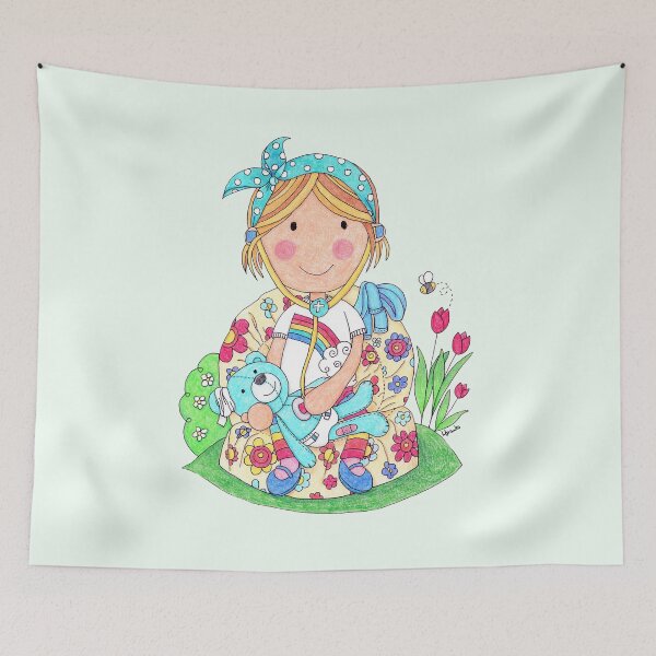 Item preview, Teddy Bear Nurse designed and sold by LouiseFranksArt.