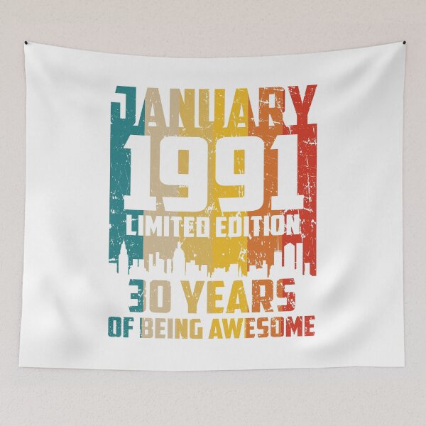 Item preview, 30th Birthday 30 Years Man Vintage 1991 January designed and sold by Renergie.