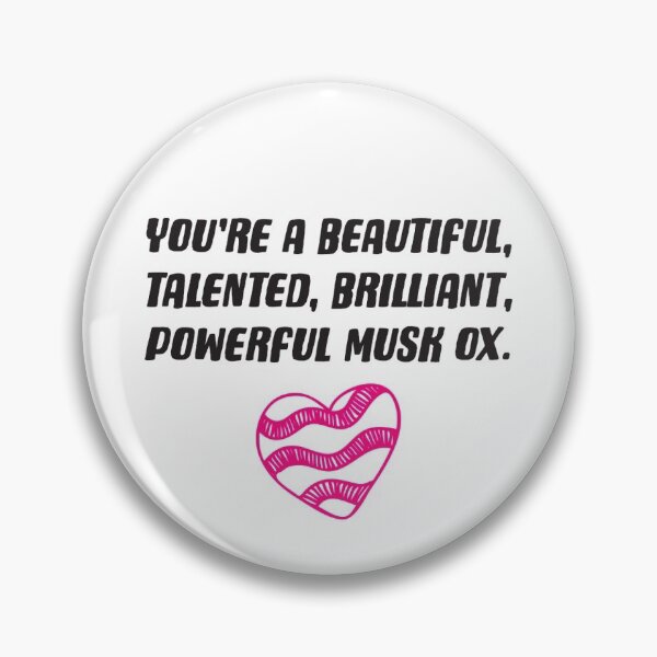 Item preview, Galentine's Day - Beautiful, talented, brilliant, powerful musk ox. designed and sold by RoguePixel.