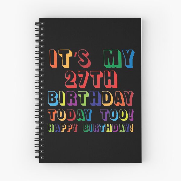 Item preview, It’s My 27TH Birthday Happy Birthday! designed and sold by yeknow.