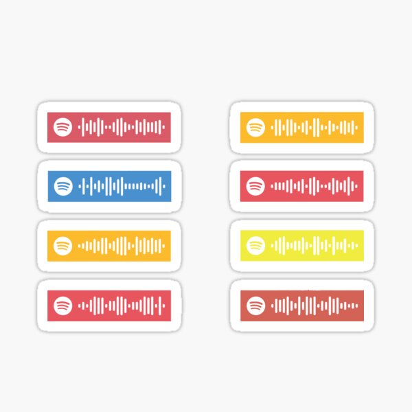 Bruno Mars Top Songs Spotify Codes Sticker By Kd001614 Redbubble - bruno mars grenade roblox id