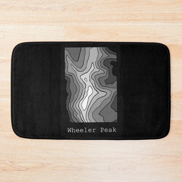 Item preview, Wheeler Peak Mountain Topographical Map designed and sold by Juniper-Blake.