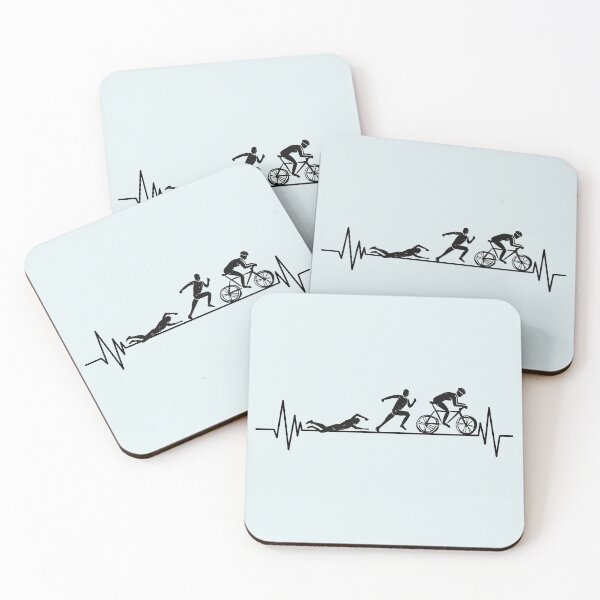 Item preview, TRIATHLON heartbeat Swim, Bike, Run lover designed and sold by ELmezz.