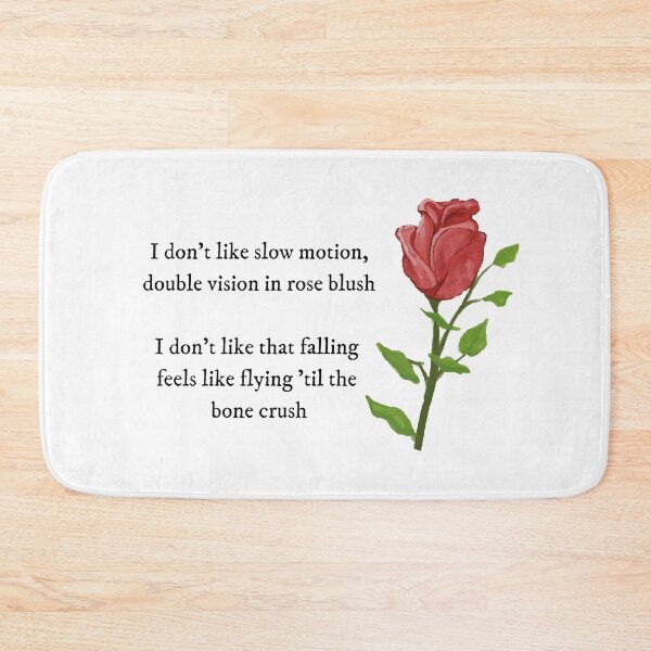 Item preview, double vision in a rose blush - gold rush lyrics Taylor Swift Evermore designed and sold by bombalurina.
