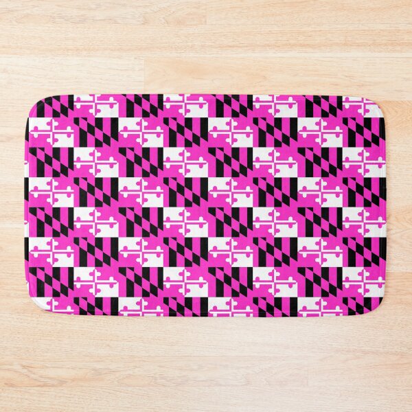 Item preview, Maryland State Flag Banner Baltimore Hon Repeating Pattern Pink designed and sold by Draculaura2009.
