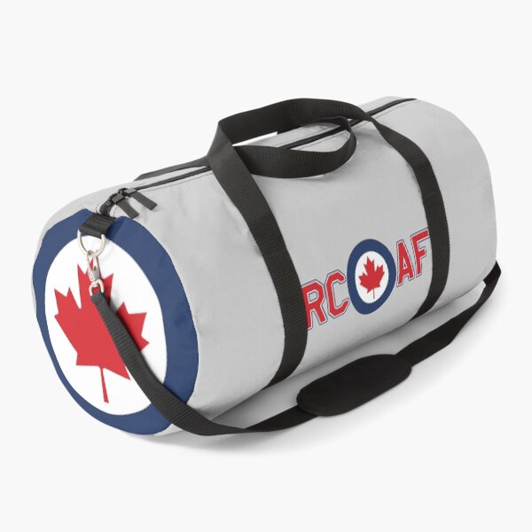 RCAF ROYAL CANADIAN AIR FORCE ROUNDEL RONDEL MAPLE LEAF Duffle Bag