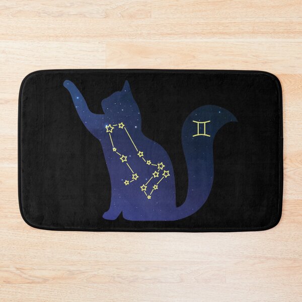 Item preview, Cat Gemini Zodiac Constellation, Sign, Astrology, Stars and Ascendant sign designed and sold by ArtsyloShop.