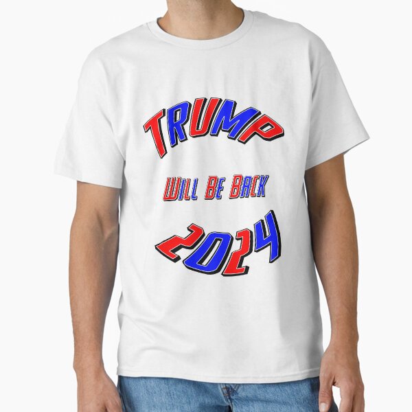 Vista previa del artículo con la obra «Las elecciones de Trump 2024 en EE. UU. Volverán», diseñado y vendido por aventi24.