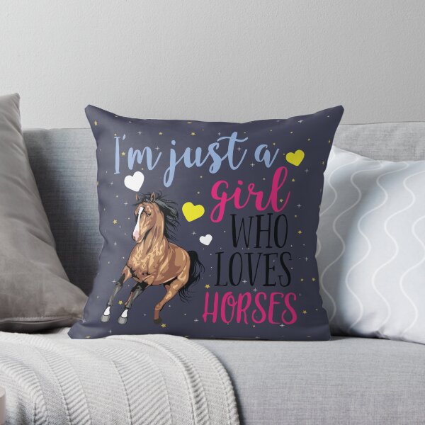 BoredKoalas Horse Pillows Riding Equestrian Gifts Horse Horseback Riding Equestrian Girls Women Gift Throw Pillow 18x18 Multicolor BoredKoalas Horse Pillows Riding Equestrian Gifts Horse Horseback Riding Equestrian Girls Women Gift Throw Pillow 18x18 Multicolor