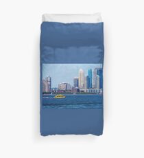 New York Water Taxi Duvet Cover
