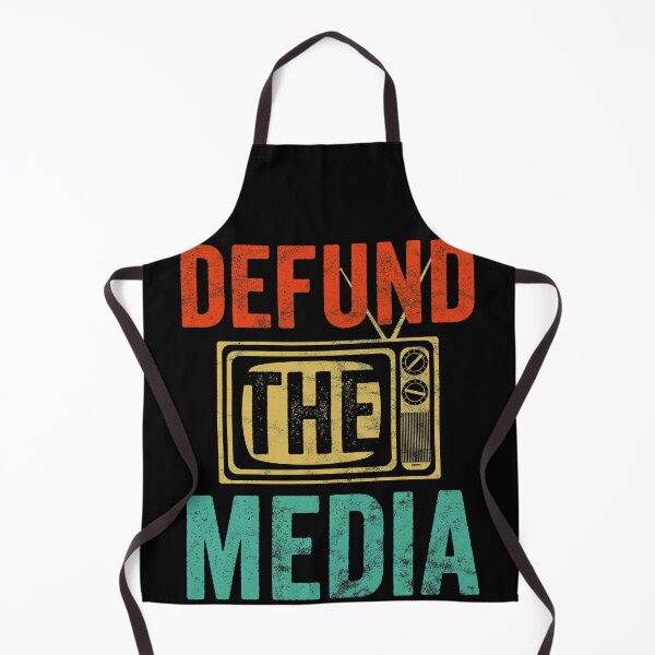 Aperçu de l'œuvre Vintage Retro Defund the media créée et vendue par majuga.