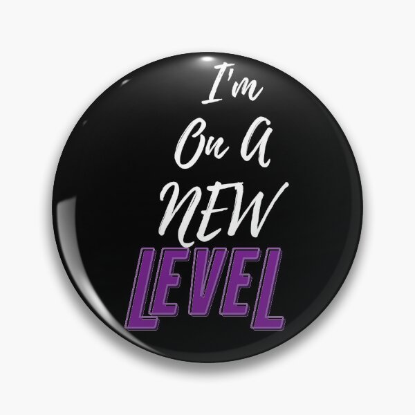 Item preview, Im on a new level purple Black Edition designed and sold by ThreadsByCampion.