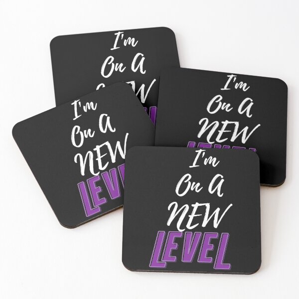 Item preview, Im on a new level purple Black Edition designed and sold by ThreadsByCampion.