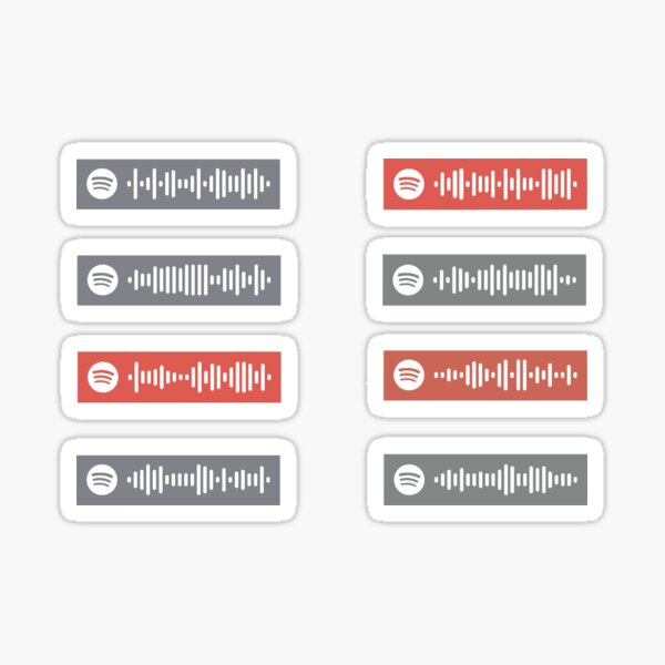 Bruno Mars Top Songs Spotify Codes Sticker By Kd Redbubble