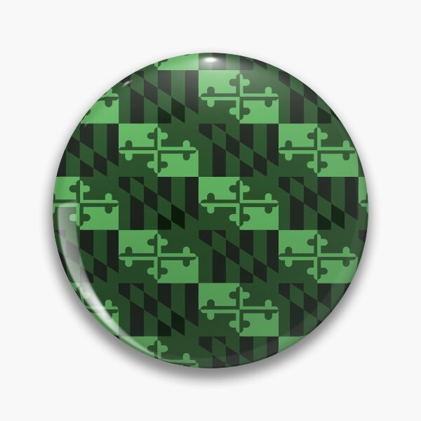 Item preview, Maryland State Flag Banner Baltimore Hon Repeating Pattern Green Christmas Irish designed and sold by Draculaura2009.