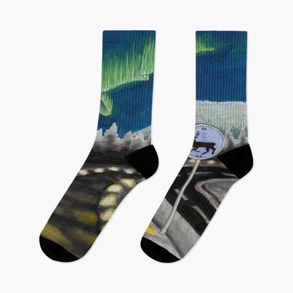 Item preview, Northern Lights over Lapland on Finnish Independence Day designed and sold by NatashaBirdi.
