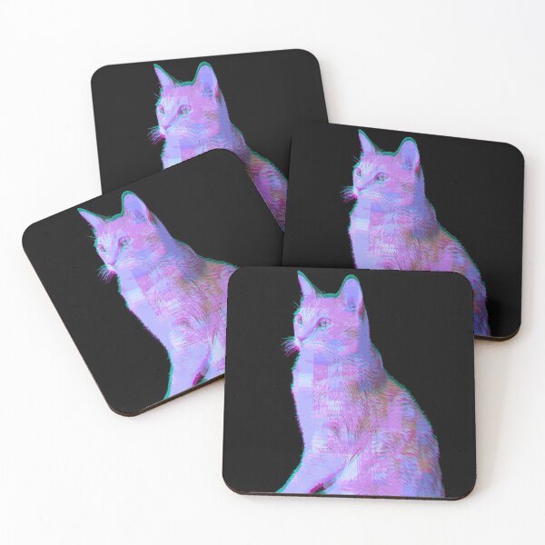 Item preview, Vaporwave cat designed and sold by time-fox.