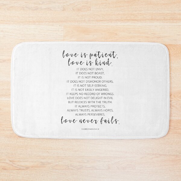 Item preview, Love Is Patient, Love Is Kind, 1 Corinthians 13:4-8. Bible Verse, Wedding Decor, Wedding Gift designed and sold by aenaonartwork.