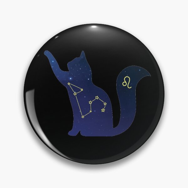 Item preview, Cat Leo Zodiac Constellation, Sign, Astrology, Stars and Ascendant sign designed and sold by ArtsyloShop.