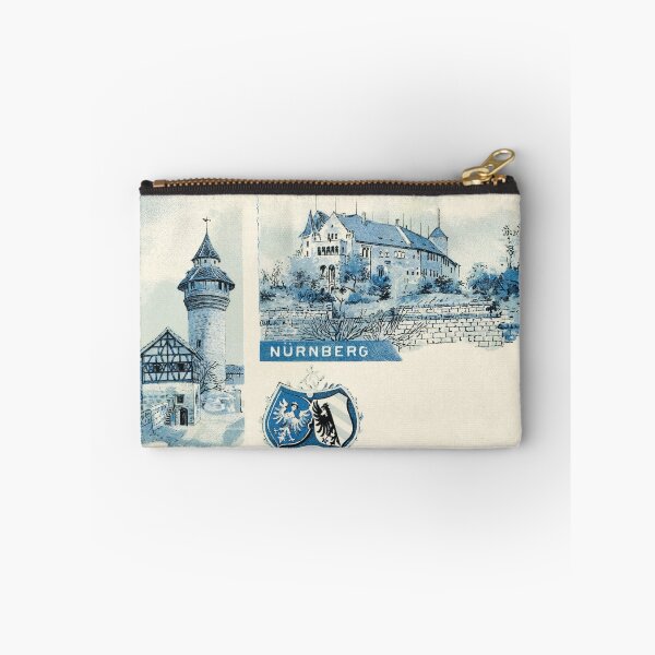 Item preview, Vintage 1890s litho Nuernberg Nuremberg blue litho designed and sold by aapshop.