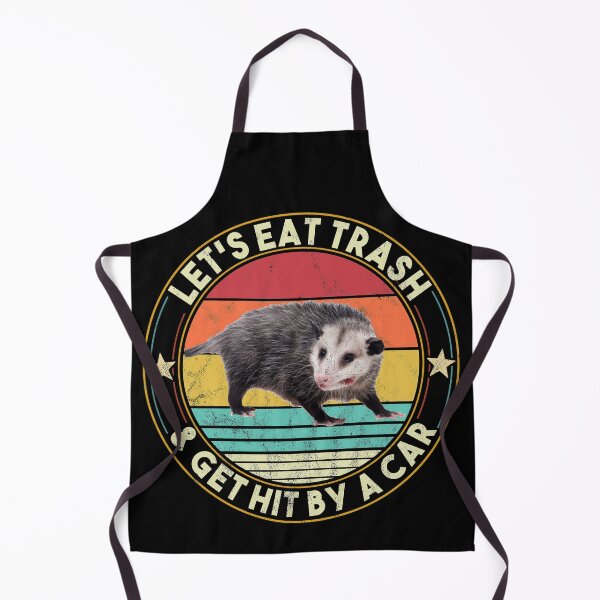 Item preview, Opossum Let's Eat Trash & Get Hit By A Car Retro Vintage designed and sold by majuga.