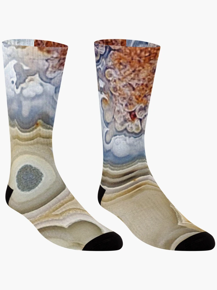 Thumbnail 3 of 5, Socks, Agate Pattern designed and sold by sd749.