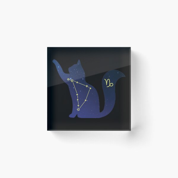 Item preview, Cat Capricorn Zodiac Constellation, Sign, Astrology, Stars and Ascendant sign designed and sold by ArtsyloShop.