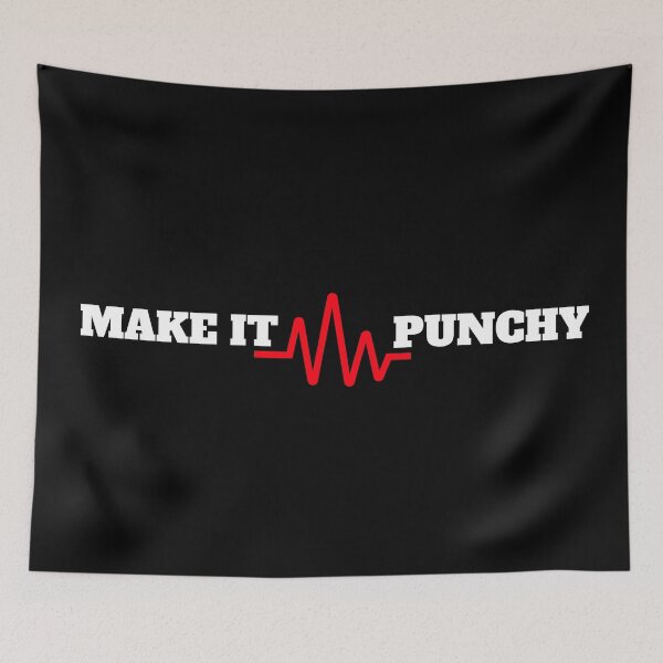 Item preview, Make It Punchy, Music Producer designed and sold by ilovetshirts87.