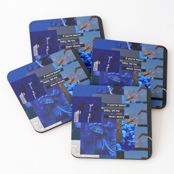 Item preview, blue collage print design designed and sold by Cool Stuff.