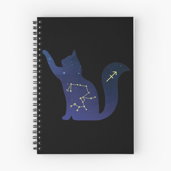 Item preview, Cat Sagittarius Zodiac Constellation, Sign, Astrology, Stars and Ascendant sign designed and sold by ArtsyloShop.