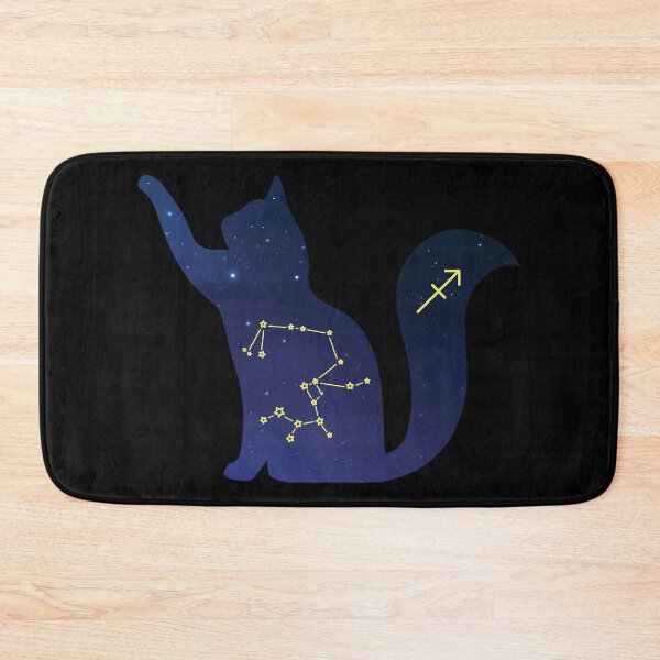 Item preview, Cat Sagittarius Zodiac Constellation, Sign, Astrology, Stars and Ascendant sign designed and sold by ArtsyloShop.