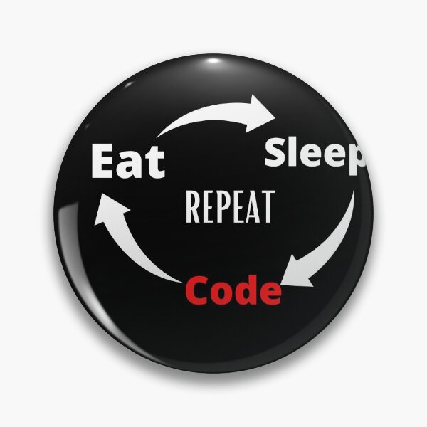 Item preview, Eat Sleep Code Repeat designed and sold by Imaginative Expressions⭐️ ⭐️ ⭐️ ⭐️ ⭐️.