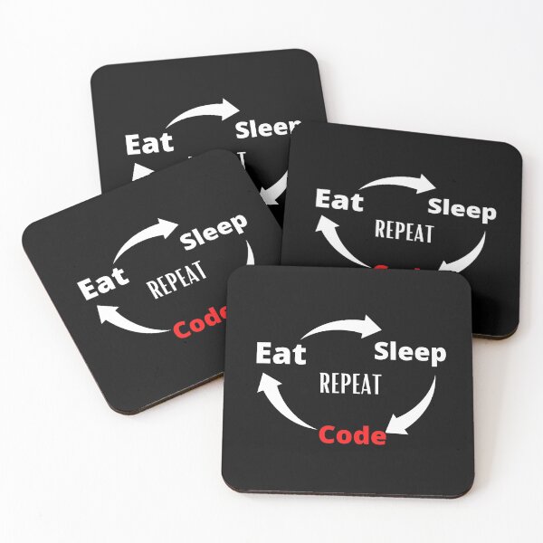 Item preview, Eat Sleep Code Repeat designed and sold by Imaginative Expressions⭐️ ⭐️ ⭐️ ⭐️ ⭐️.
