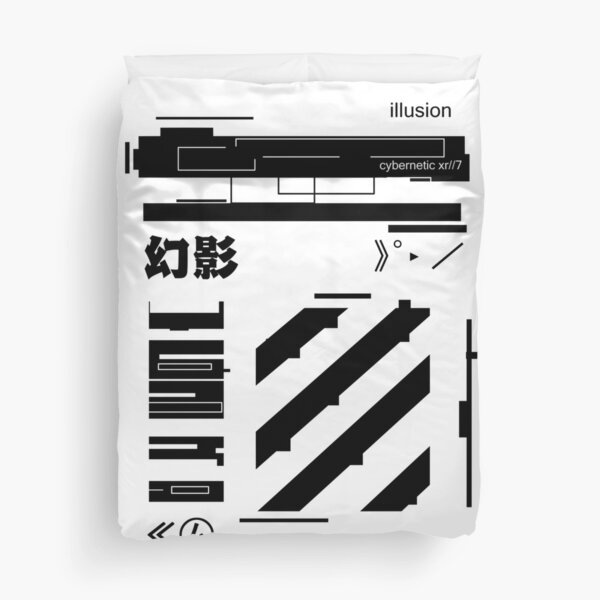 Illusion xr//7 techwear Duvet Cover