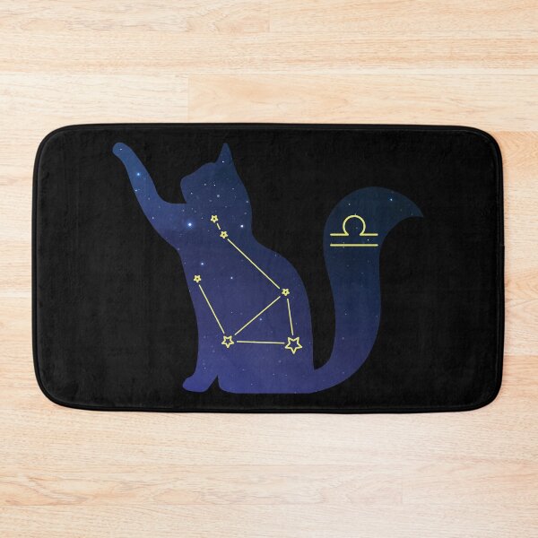 Item preview, Cat Libra Zodiac Constellation, Sign, Astrology, Stars and Ascendant sign designed and sold by ArtsyloShop.