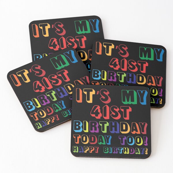 Item preview, It’s My 41ST Birthday Happy Birthday! designed and sold by yeknow.