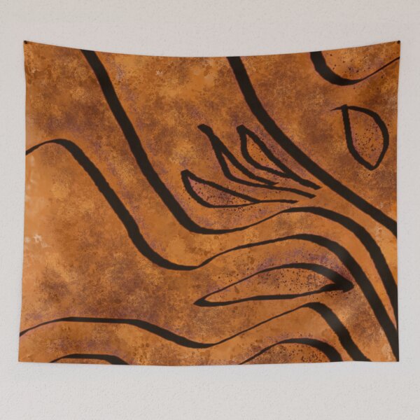 Item preview, Earthy Rusty Wild Stripes designed and sold by funkyvibes.