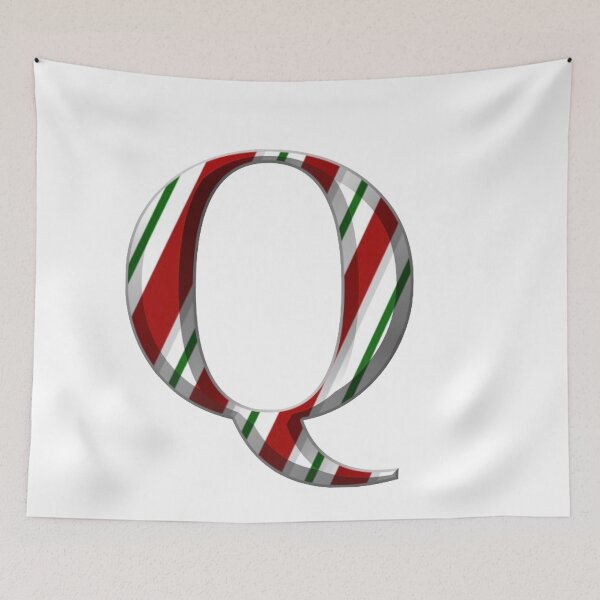 Artikelvorschau, Weihnachtsmonogramm Buchstabe Q. entworfen und verkauft von loveoceanair.