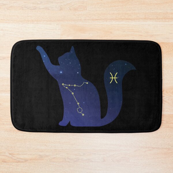 Item preview, Cat pisces Zodiac Constellation, Sign, Astrology, Stars and Ascendant sign designed and sold by ArtsyloShop.
